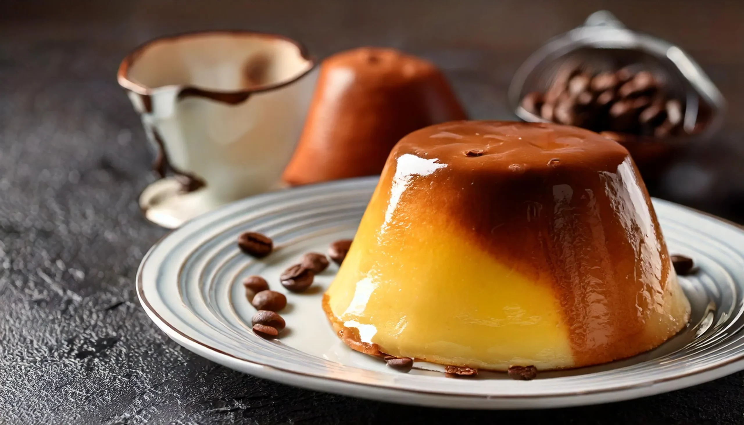 焼きプリンで、笑顔をお届け